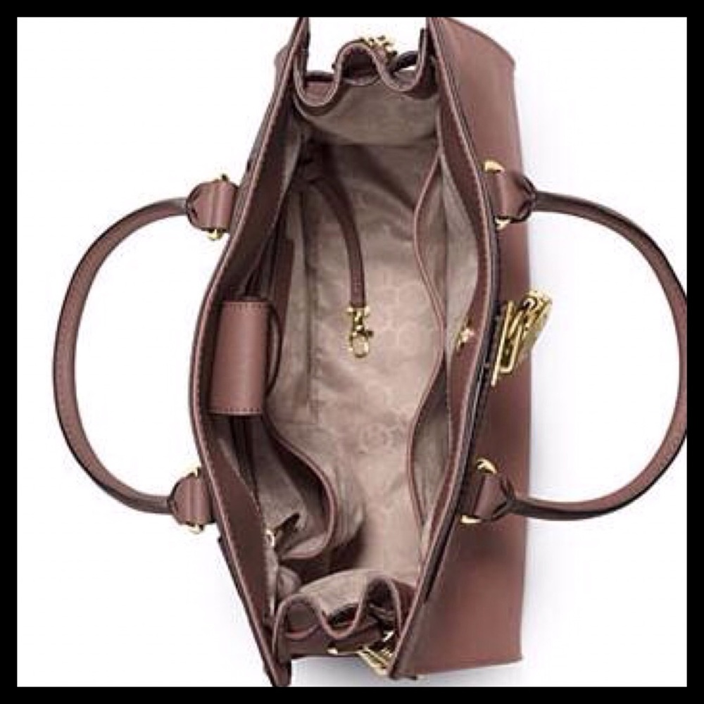MICHAEL KORS HAMILTON LARGE NORTH SOUTH TOTE NWOT - Picture 9 of 12